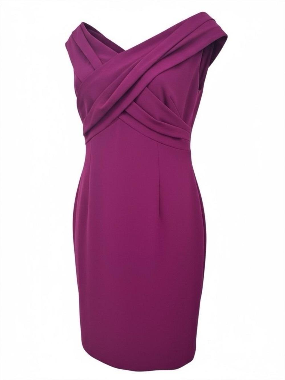 Lauren Ralph Lauren Plum Off Shoulder Cocktail Dress Size 10 NWT